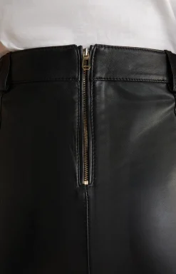 Lederrock in Schwarz