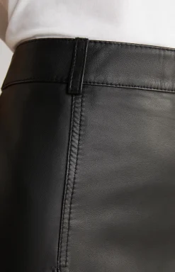 Lederrock in Schwarz