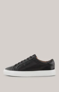 Leder-Sneaker Tinta Coralie in Schwarz