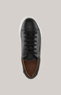 Leder-Sneaker Tinta Coralie in Schwarz