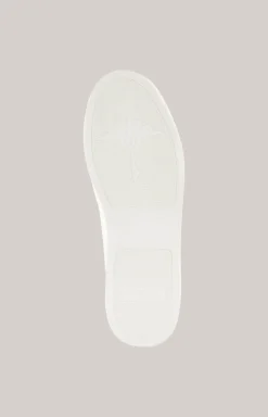 Leder-Sneaker Tinta Coralie in Weiß