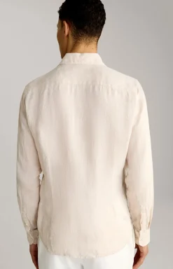 Leinen-Hemd Pai in Beige meliert