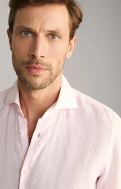 Leinen-Hemd Pai in Rosa