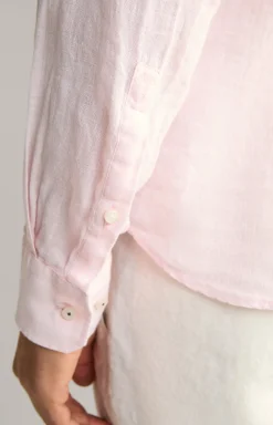 Leinen-Hemd Pai in Rosa
