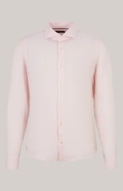 Leinen-Hemd Pai in Rosa