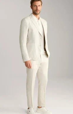 Leinenmix-Poloshirt Malioso in Nature