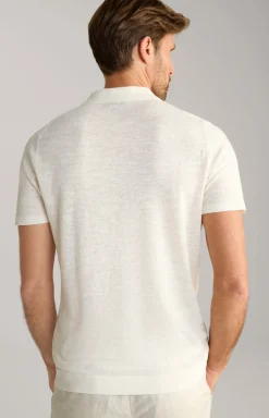 Leinenmix-Poloshirt Malioso in Nature