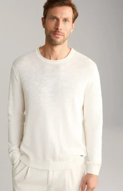 Leinenmix-Pullover Mendor in Nature