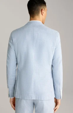 Leinenmix-Sakko Hoverest in Blau