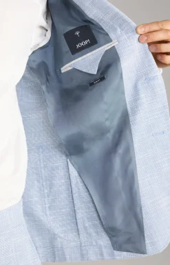 Leinenmix-Sakko Hoverest in Blau