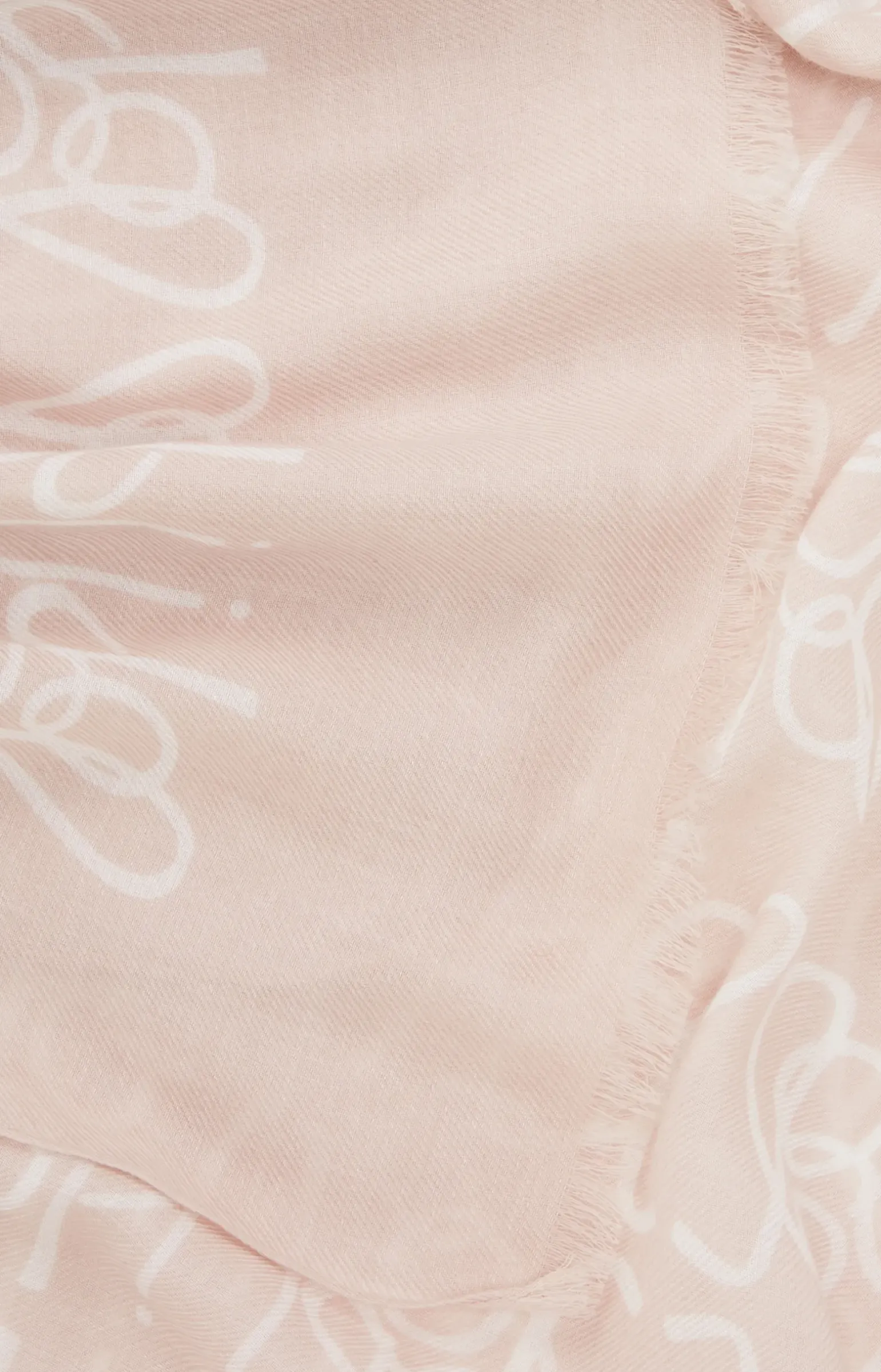 Logo-Schal in Rosé