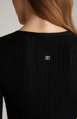 Longsleeve in Schwarz