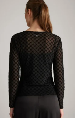 Longsleeve in Schwarz