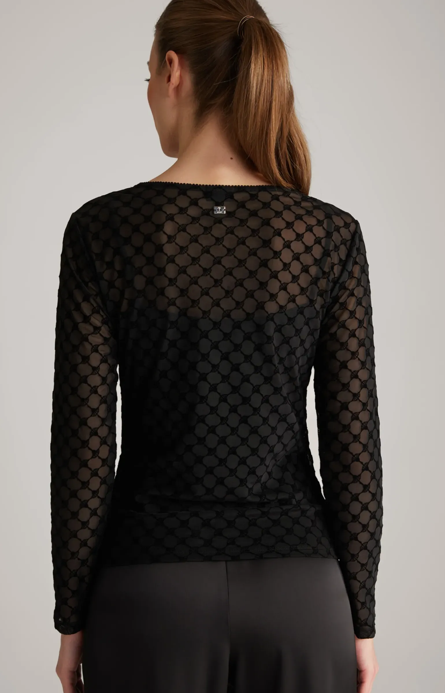 Longsleeve in Schwarz