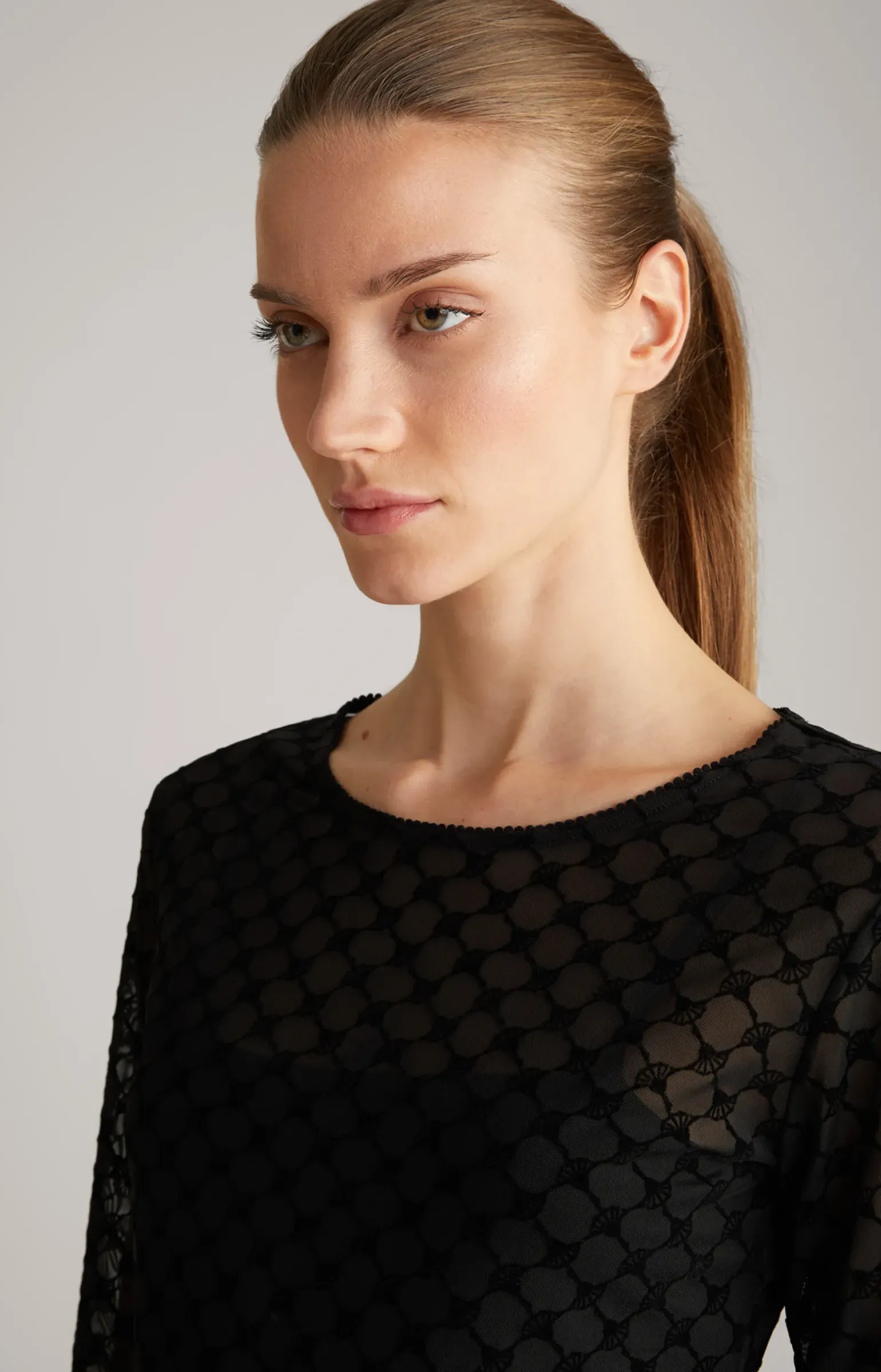 Longsleeve in Schwarz