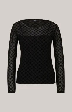 Longsleeve in Schwarz