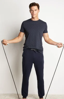 Loungewear Hose in Dunkelblau