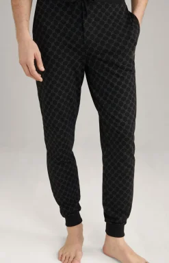 Loungewear Hose in Schwarz