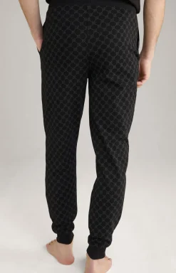 Loungewear Hose in Schwarz