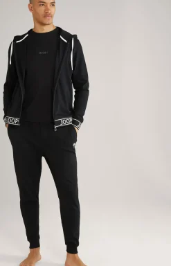 Loungewear Hose in Schwarz