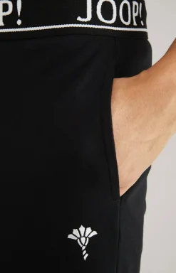 Loungewear Hose in Schwarz