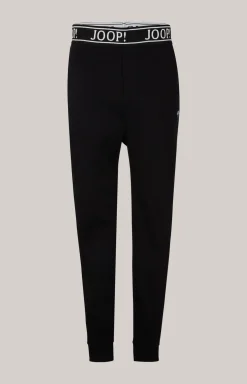 Loungewear Hose in Schwarz