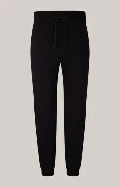 Loungewear Hose in Schwarz