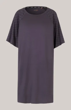 Loungewear Longshirt in Anthrazit