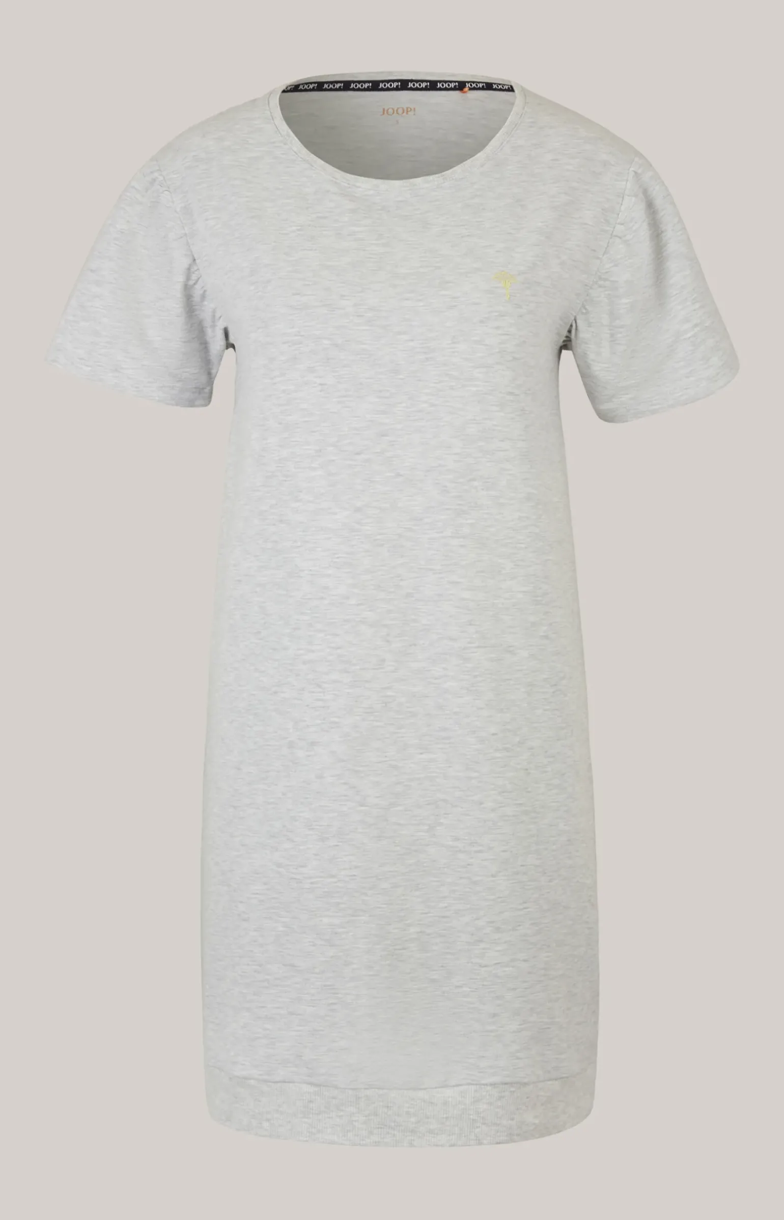 Loungewear Longshirt in Grey Melange