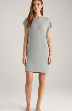 Loungewear Longshirt in Grey Melange