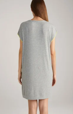 Loungewear Longshirt in Grey Melange