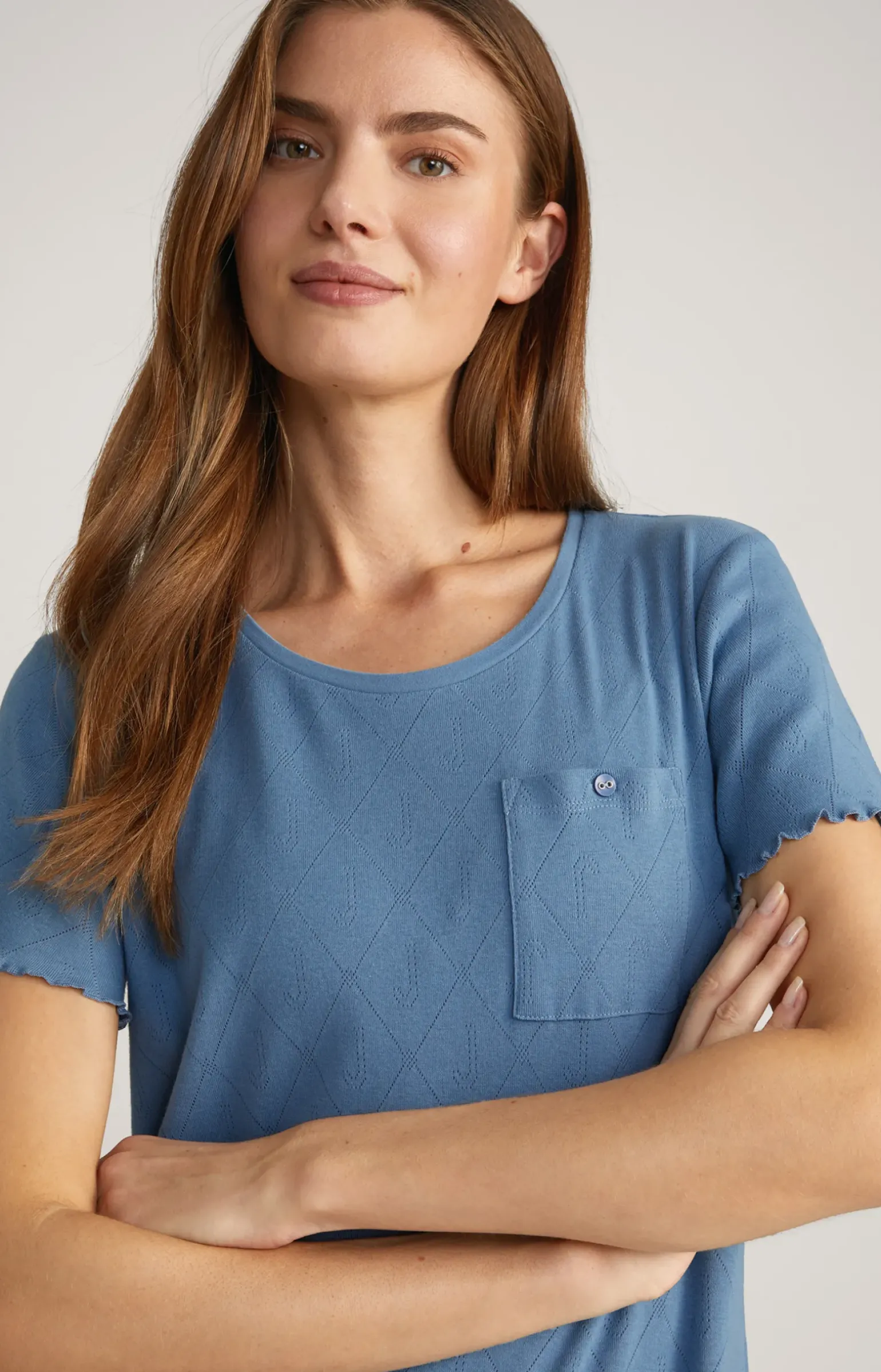 Loungewear Longshirt in Ocean Blue