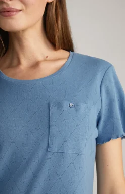Loungewear Longshirt in Ocean Blue