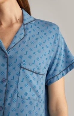 Loungewear Longshirt in Ocean Blue