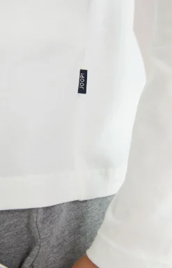 Loungewear Longsleeve in Weiß