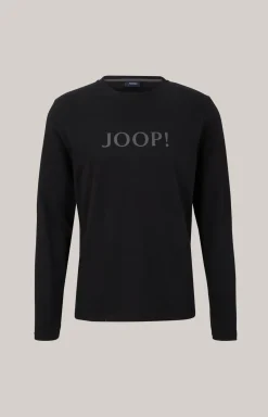 Loungewear Longsleeve in Schwarz