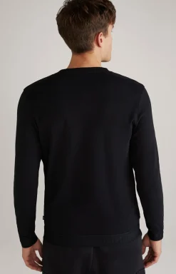 Loungewear Longsleeve in Schwarz