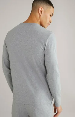 Loungewear Longsleeve in Grau