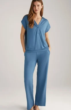 Loungewear Shirt in Ocean Blue