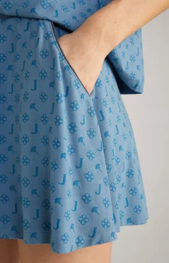 Loungewear Shorts in Ocean Blue