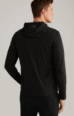 Loungewear Sweatjacke in Schwarz