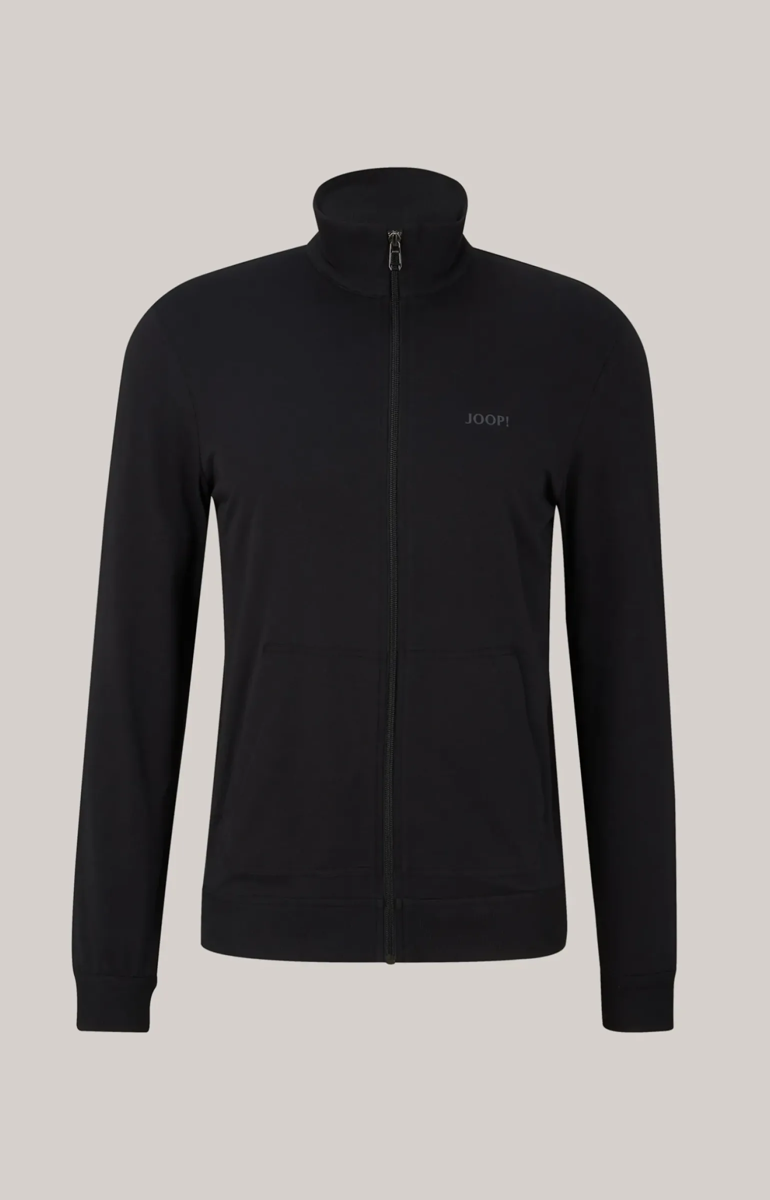 Loungewear Sweatjacke in Schwarz