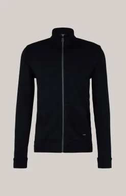 Loungewear Sweatjacke in Dark Blue