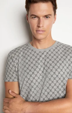 Loungewear T-Shirt in Grau