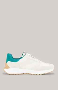 Low-Top Sneaker Misto Helos in Grün/Hellbeige