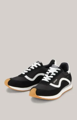 Low-Top Sneaker Misto Leone in Schwarz