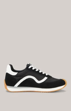 Low-Top Sneaker Misto Leone in Schwarz