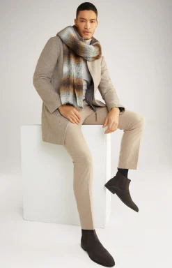 Mantel Maico in Hellbraun gemustert