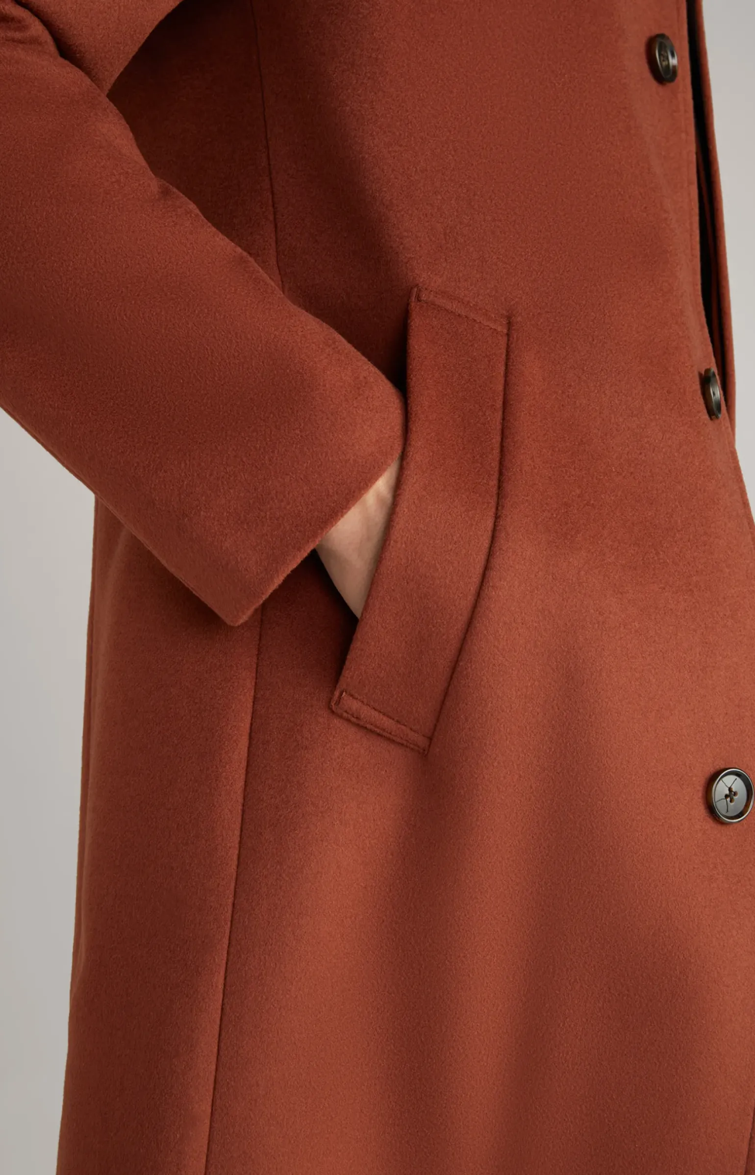 Mantel Varo in Braun