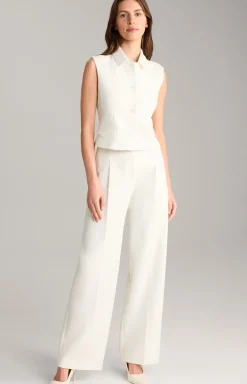 Marlenehose in Creme